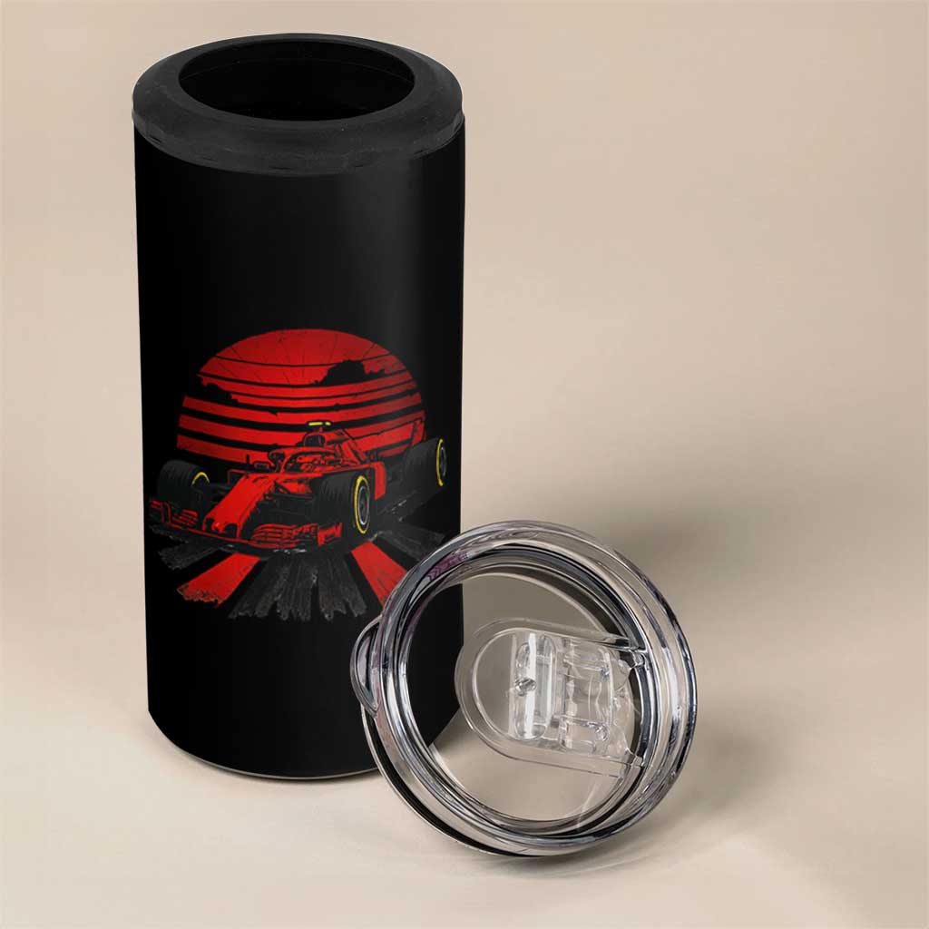 Racing Car Red Speed Motorsport 4 in 1 Can Cooler Tumbler - Wonder Print Shop