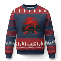 Racing Car Red Speed Motorsport Ugly Christmas Sweater - Wonder Print Shop