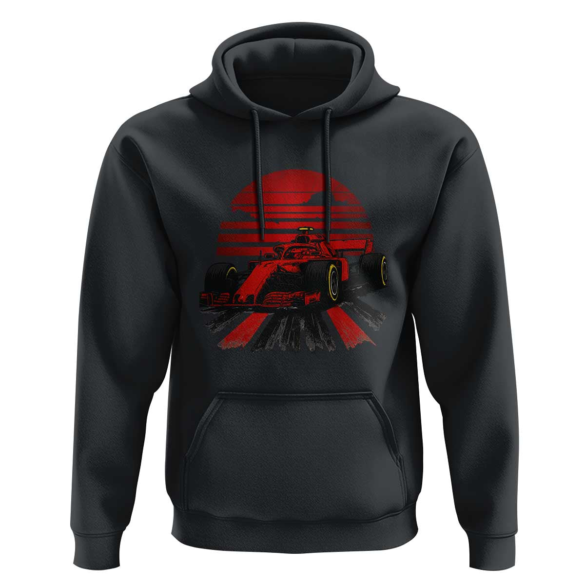 Racing Car Red Speed Motorsport Hoodie - Wonder Print Shop