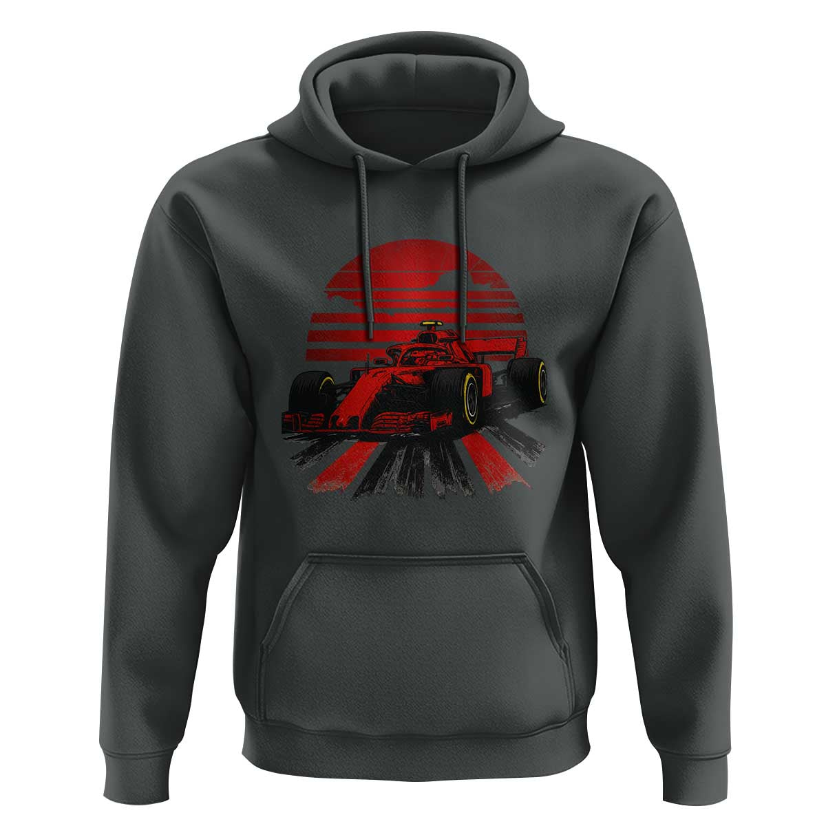 Racing Car Red Speed Motorsport Hoodie - Wonder Print Shop