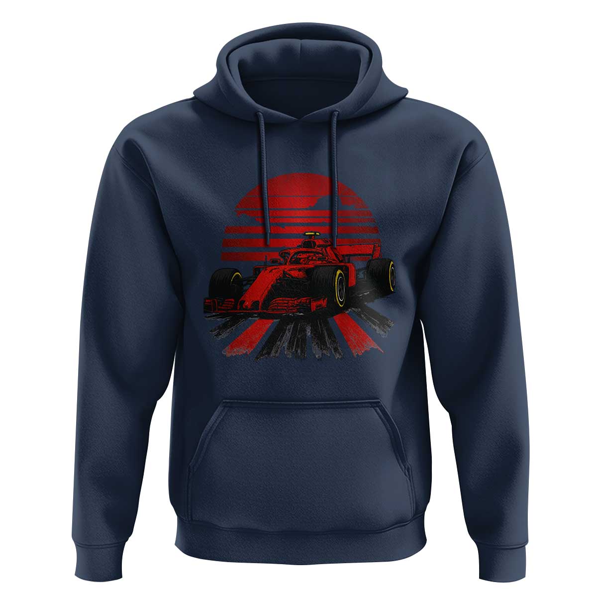 Racing Car Red Speed Motorsport Hoodie - Wonder Print Shop