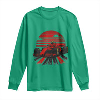 Racing Car Red Speed Motorsport Long Sleeve Shirt - Wonder Print Shop