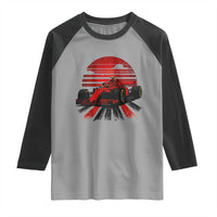 Racing Car Red Speed Motorsport Raglan Shirt - Wonder Print Shop