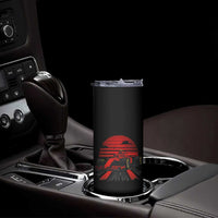 Racing Car Red Speed Motorsport Skinny Tumbler - Wonder Print Shop