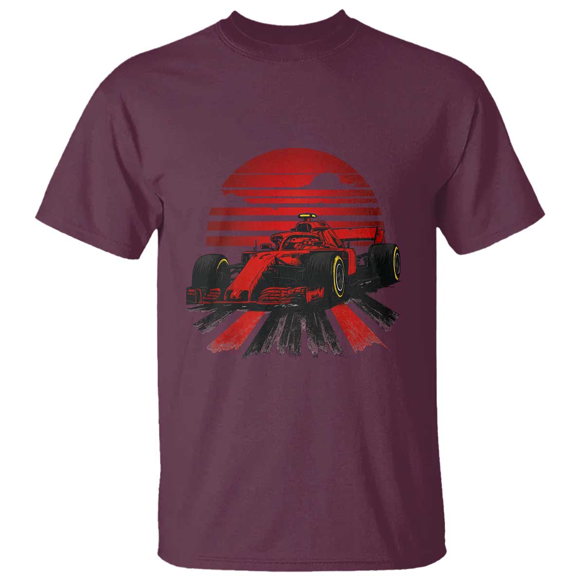 Racing Car Red Speed Motorsport T Shirt - Wonder Print Shop