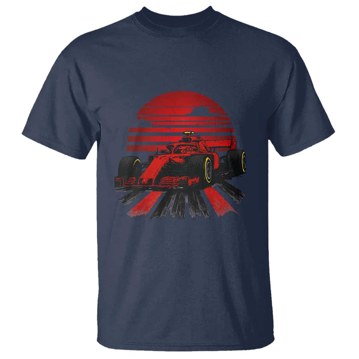 Racing Car Red Speed Motorsport T Shirt - Wonder Print Shop