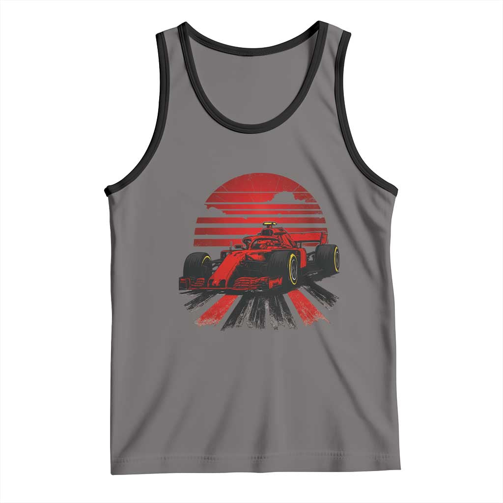 Racing Car Red Speed Motorsport Tank Top - Wonder Print Shop