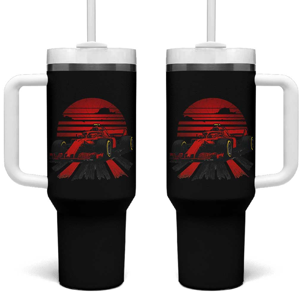 Racing Car Red Speed Motorsport Tumbler With Handle - Wonder Print Shop