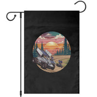 Sprint Car Dirt Track Racing Sunset Motorsports Garden Flag - Wonder Print Shop
