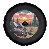 Sprint Car Dirt Track Racing Sunset Motorsports Spare Tire Cover - Wonder Print Shop