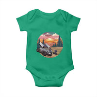 Sprint Car Dirt Track Racing Sunset Motorsports Baby Onesie - Wonder Print Shop