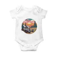 Sprint Car Dirt Track Racing Sunset Motorsports Baby Onesie - Wonder Print Shop