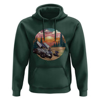Sprint Car Dirt Track Racing Sunset Motorsports Hoodie - Wonder Print Shop