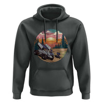 Sprint Car Dirt Track Racing Sunset Motorsports Hoodie - Wonder Print Shop