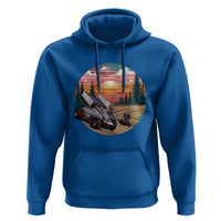 Sprint Car Dirt Track Racing Sunset Motorsports Hoodie - Wonder Print Shop