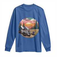 Sprint Car Dirt Track Racing Sunset Motorsports Long Sleeve Shirt - Wonder Print Shop