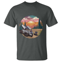 Sprint Car Dirt Track Racing Sunset Motorsports T Shirt - Wonder Print Shop