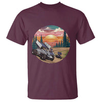 Sprint Car Dirt Track Racing Sunset Motorsports T Shirt - Wonder Print Shop
