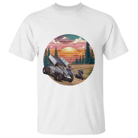 Sprint Car Dirt Track Racing Sunset Motorsports T Shirt - Wonder Print Shop