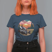 Sprint Car Dirt Track Racing Sunset Motorsports T Shirt For Women - Wonder Print Shop