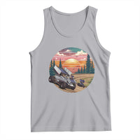 Sprint Car Dirt Track Racing Sunset Motorsports Tank Top - Wonder Print Shop