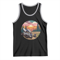Sprint Car Dirt Track Racing Sunset Motorsports Tank Top - Wonder Print Shop