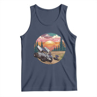 Sprint Car Dirt Track Racing Sunset Motorsports Tank Top - Wonder Print Shop