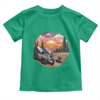 Sprint Car Dirt Track Racing Sunset Motorsports Toddler T Shirt - Wonder Print Shop