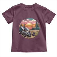 Sprint Car Dirt Track Racing Sunset Motorsports Toddler T Shirt - Wonder Print Shop