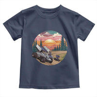 Sprint Car Dirt Track Racing Sunset Motorsports Toddler T Shirt - Wonder Print Shop