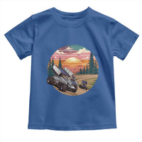 Sprint Car Dirt Track Racing Sunset Motorsports Toddler T Shirt - Wonder Print Shop