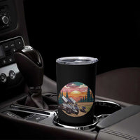 Sprint Car Dirt Track Racing Sunset Motorsports Tumbler Cup - Wonder Print Shop
