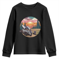 Sprint Car Dirt Track Racing Sunset Motorsports Youth Sweatshirt - Wonder Print Shop