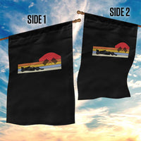 Racing Car Retro Style Vintage Garden Flag - Wonder Print Shop