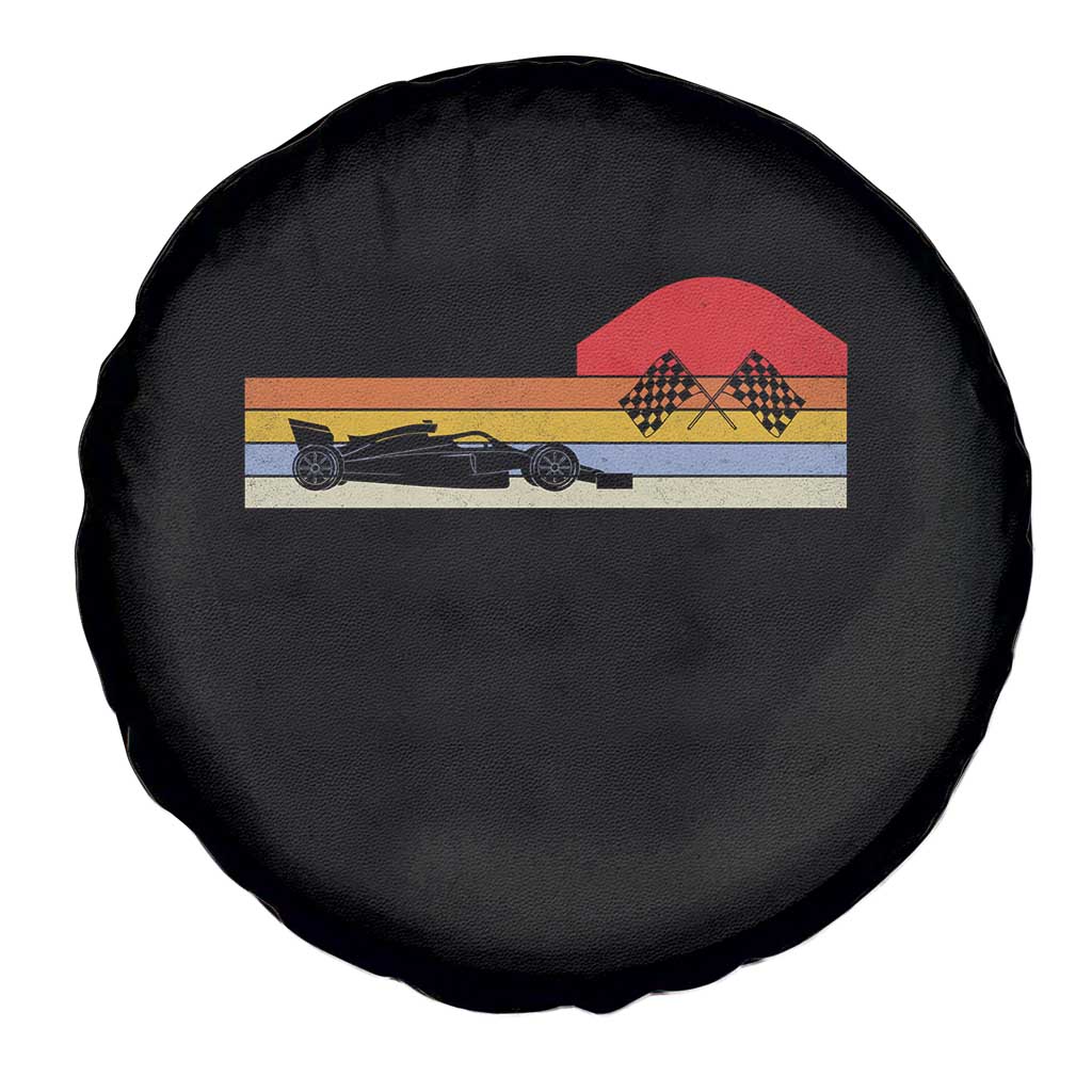 Racing Car Retro Style Vintage Spare Tire Cover - Wonder Print Shop