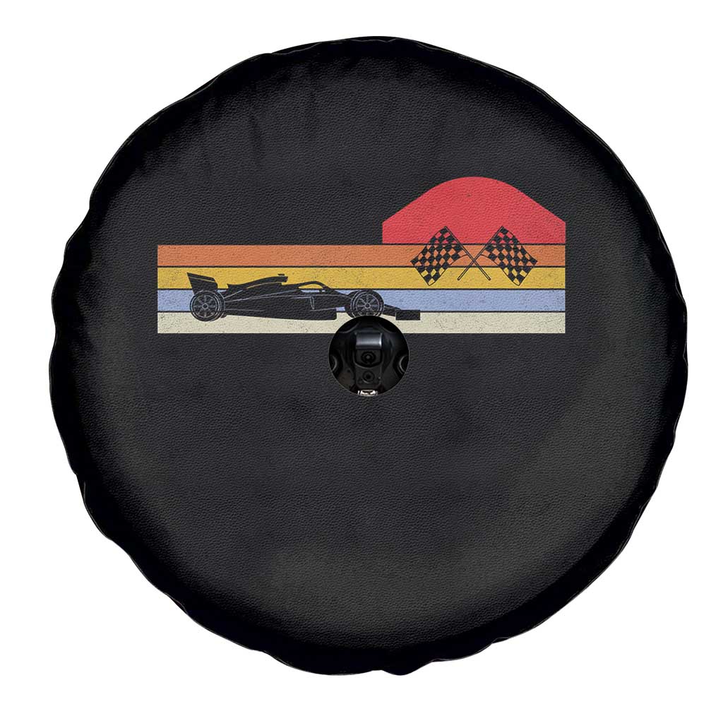 Racing Car Retro Style Vintage Spare Tire Cover - Wonder Print Shop