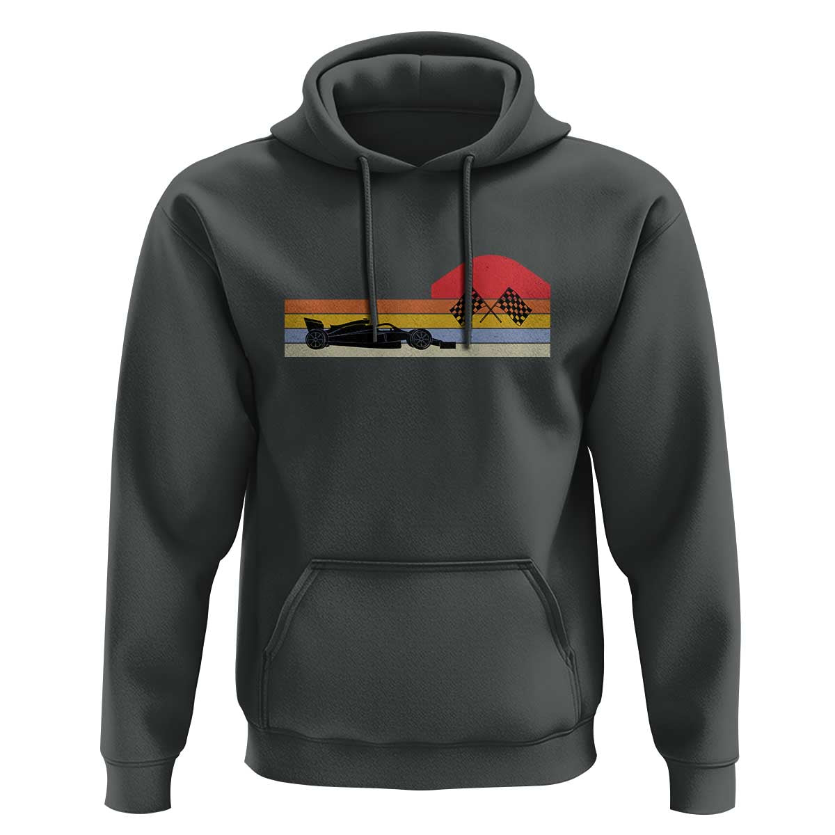 Racing Car Retro Style Vintage Hoodie - Wonder Print Shop