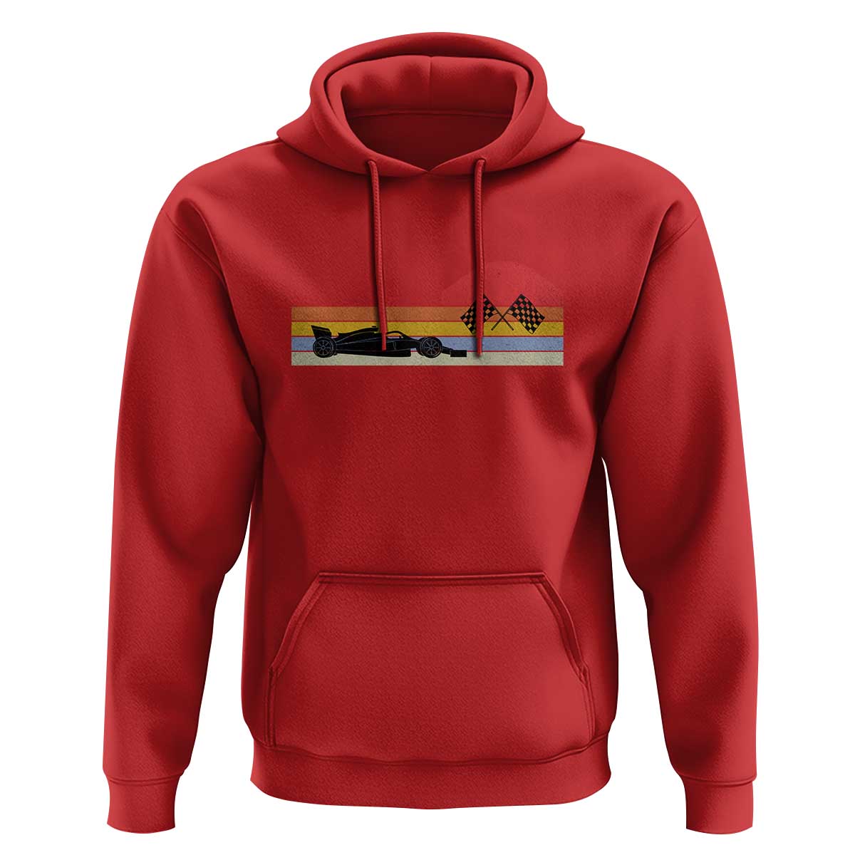 Racing Car Retro Style Vintage Hoodie - Wonder Print Shop