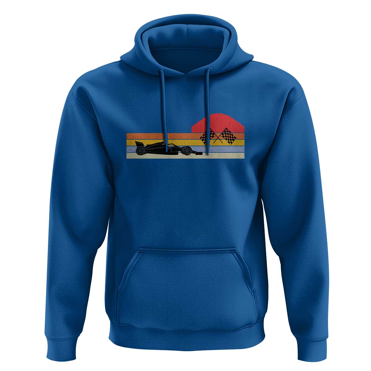 Racing Car Retro Style Vintage Hoodie - Wonder Print Shop