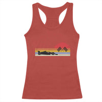 Racing Car Retro Style Vintage Racerback Tank Top - Wonder Print Shop