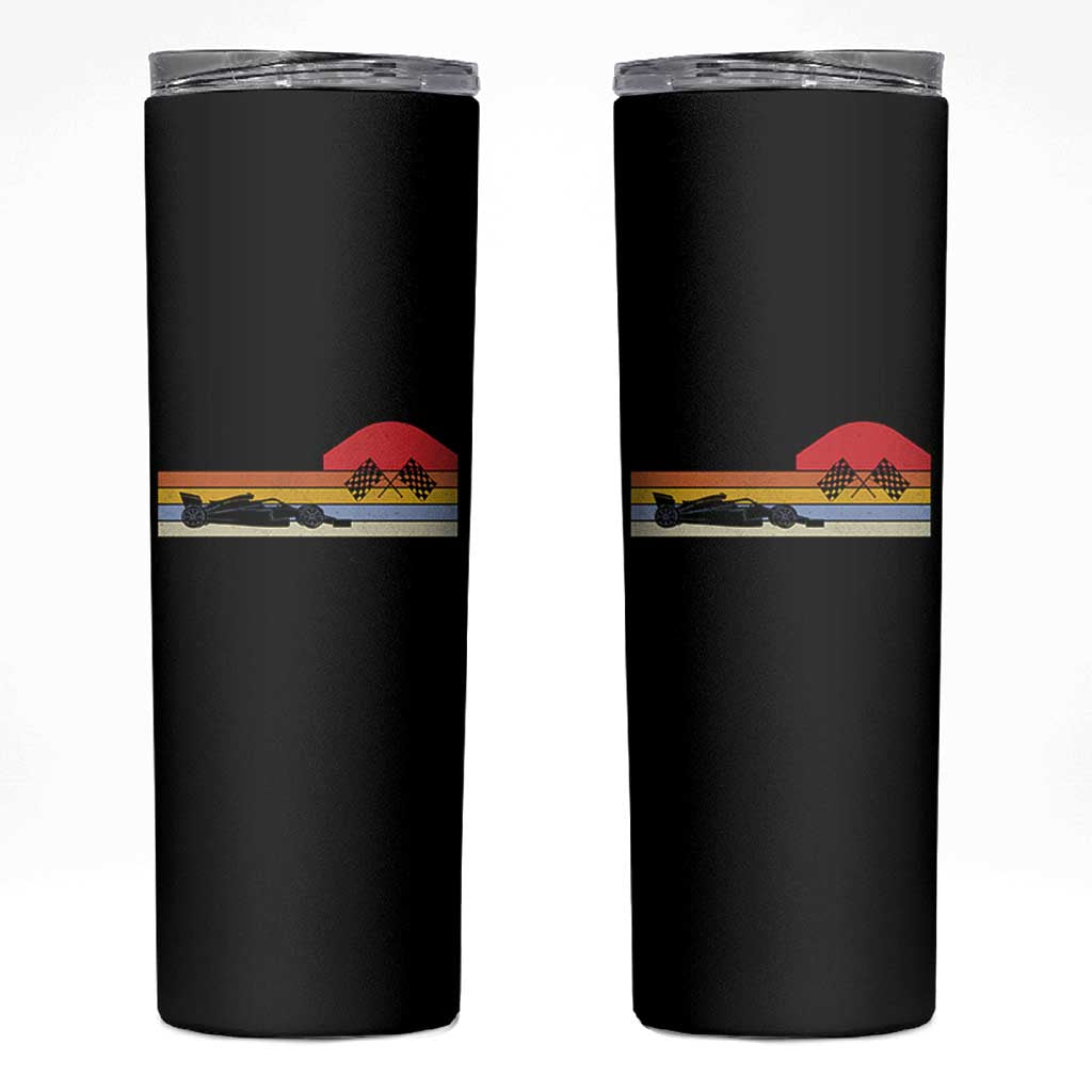 Racing Car Retro Style Vintage Skinny Tumbler