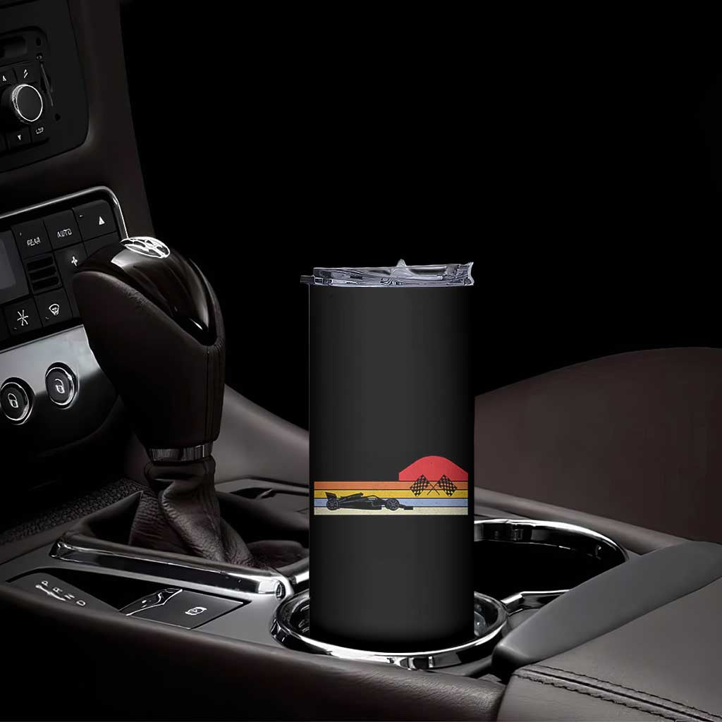 Racing Car Retro Style Vintage Skinny Tumbler