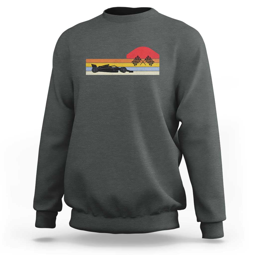 Racing Car Retro Style Vintage Sweatshirt - Wonder Print Shop