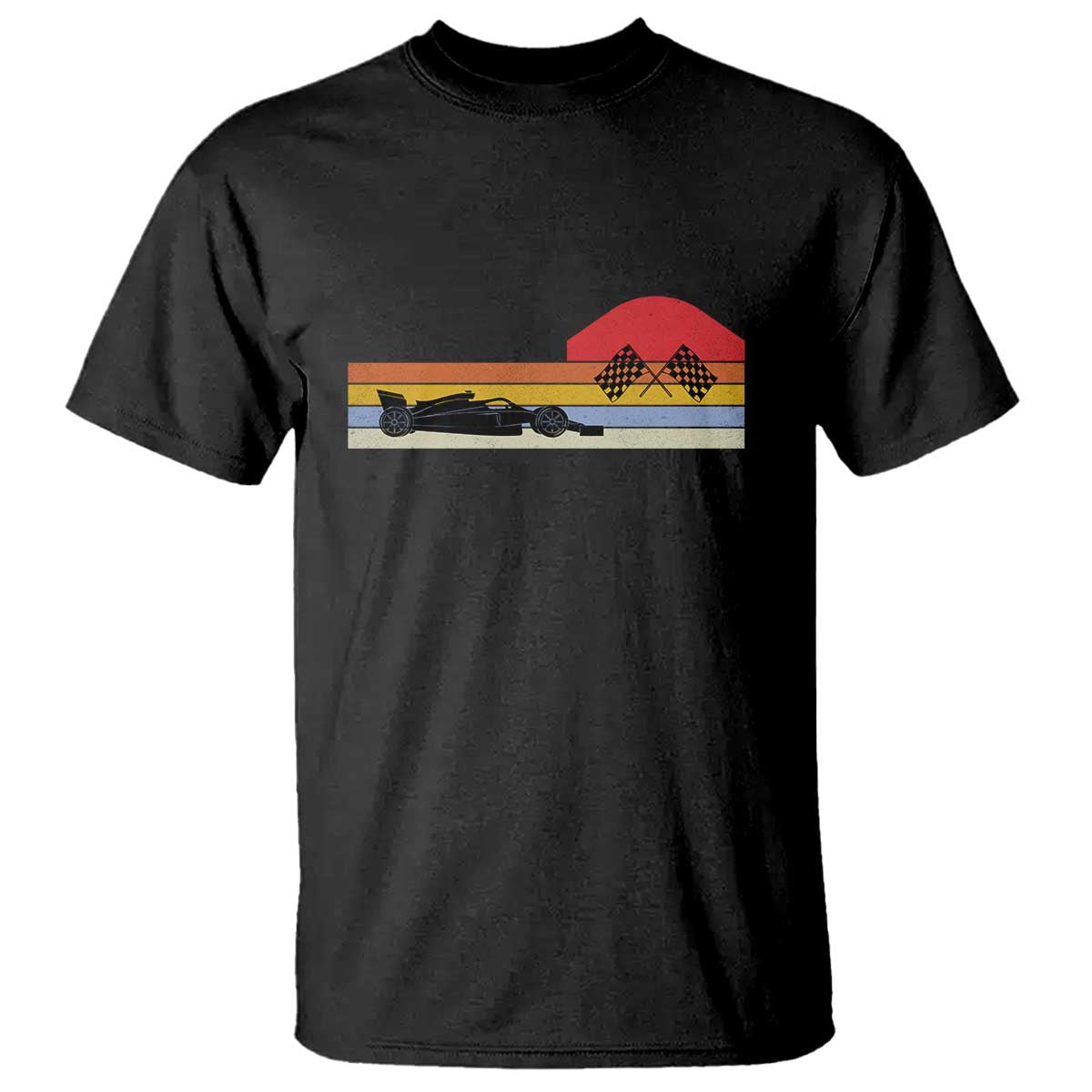 Racing Car Retro Style Vintage T Shirt - Wonder Print Shop