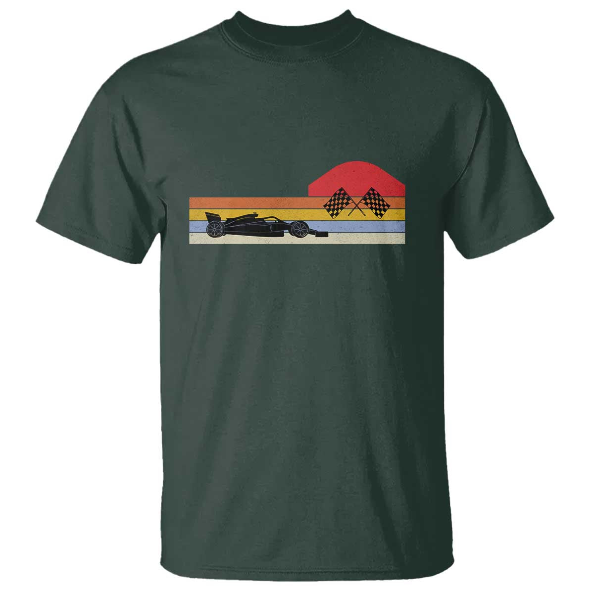 Racing Car Retro Style Vintage T Shirt - Wonder Print Shop
