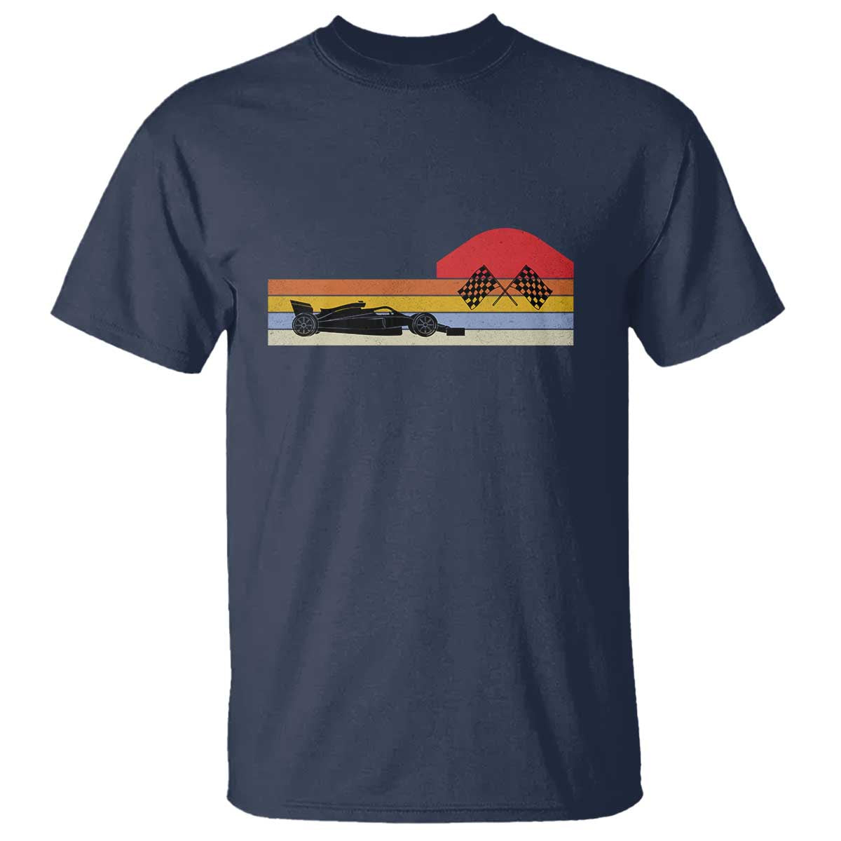 Racing Car Retro Style Vintage T Shirt - Wonder Print Shop