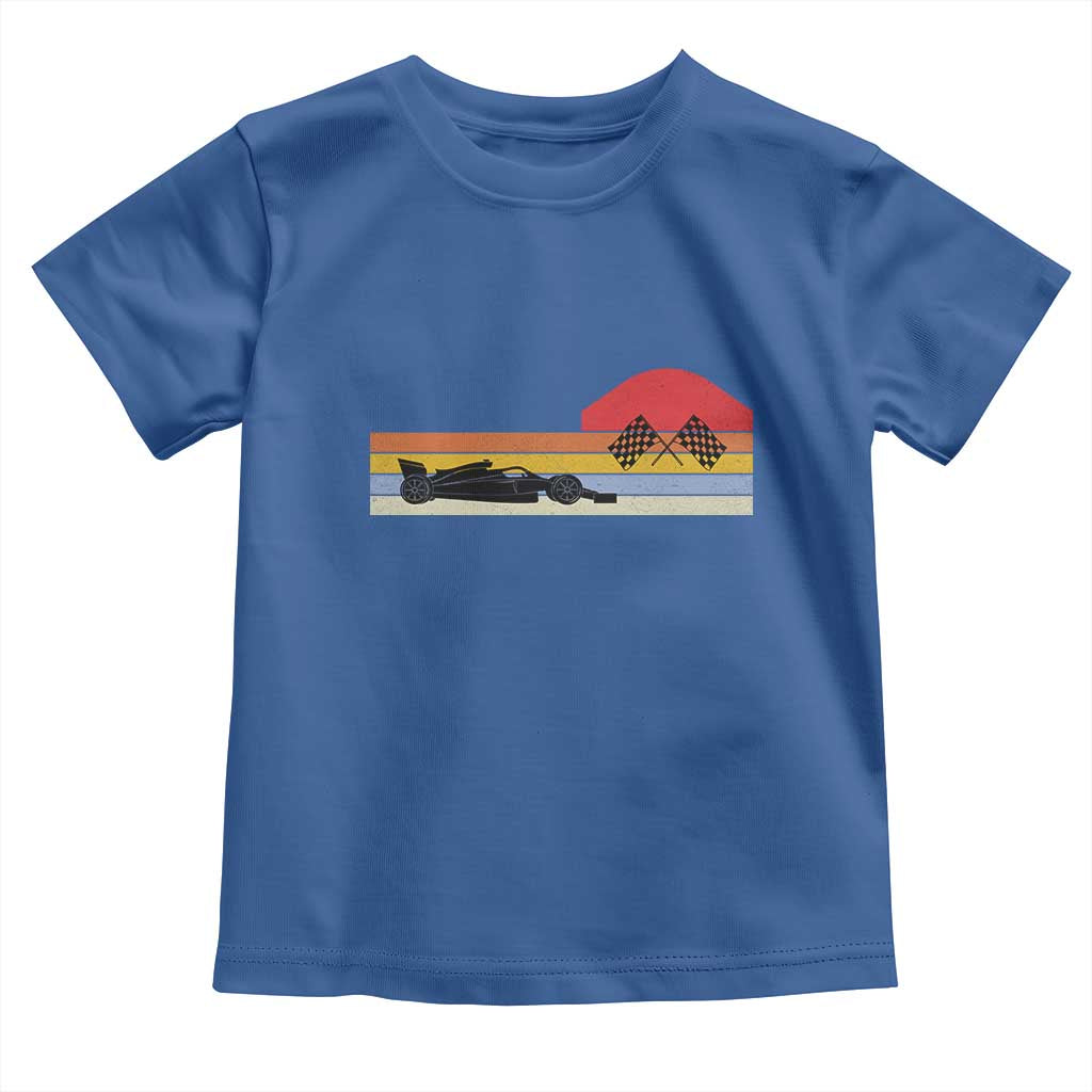 Racing Car Retro Style Vintage Toddler T Shirt - Wonder Print Shop