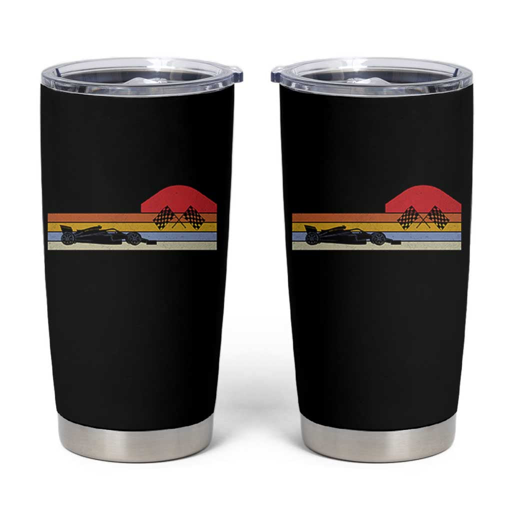 Racing Car Retro Style Vintage Tumbler Cup