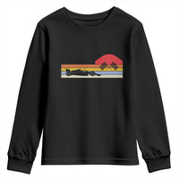 Racing Car Retro Style Vintage Youth Sweatshirt - Wonder Print Shop