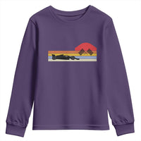 Racing Car Retro Style Vintage Youth Sweatshirt - Wonder Print Shop